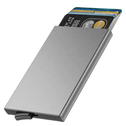 Smart Korthållare (RFID Säker) - Silver