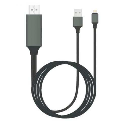 Lightning/USB till HDMI kabel 2m