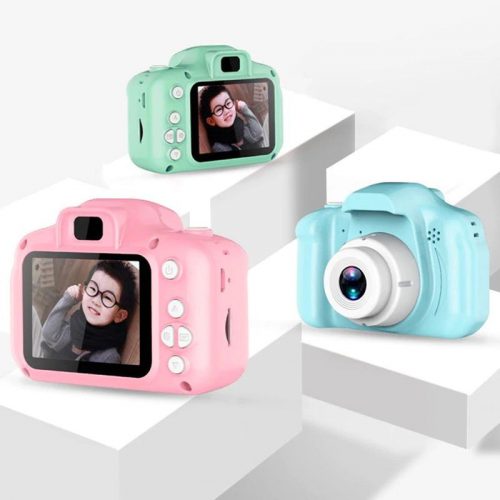 Digitalkamera för barn - Full HD + SD minneskort - Blå