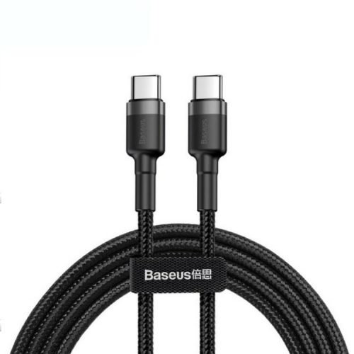 2m Baseus USB-C kabel PD 2.0 / QC3.0, 60W - Svart